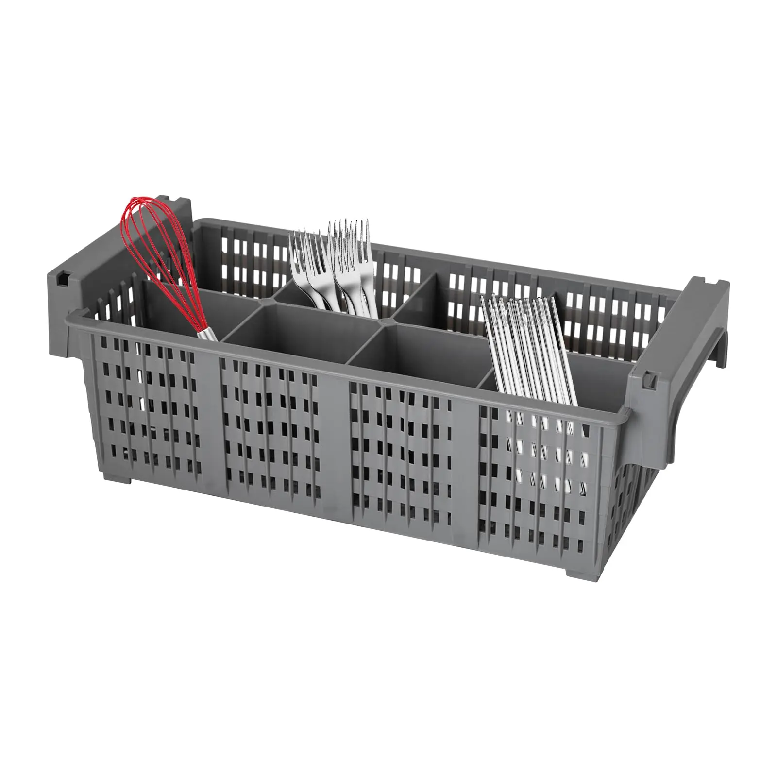 

2 Pcs Flatware Dishwasher Basket Silverware Cutlery Washing Basket, Silverware Drying Basket Rack Utensil Holder for Home Kitche