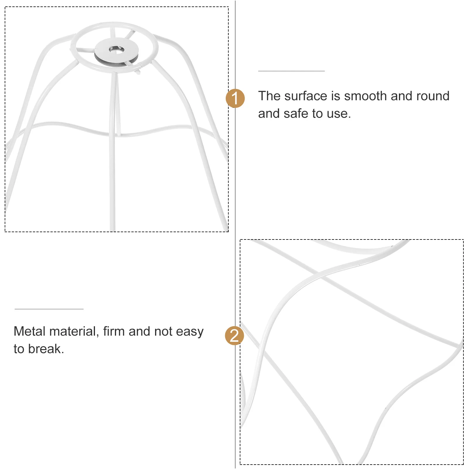 Metal Lampshade Frame Diy Lamp Shade Cage Pendant Chandelier Making Frame For Table Desk Light Accessories Brackets