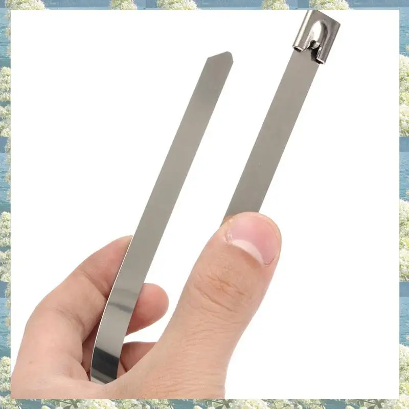 

Best Of 2025-60 Pcs 0.39 Inch X 15.75 Inch Stainless Steel Metal Cable Zip Tie Wrap Exhaust Straps