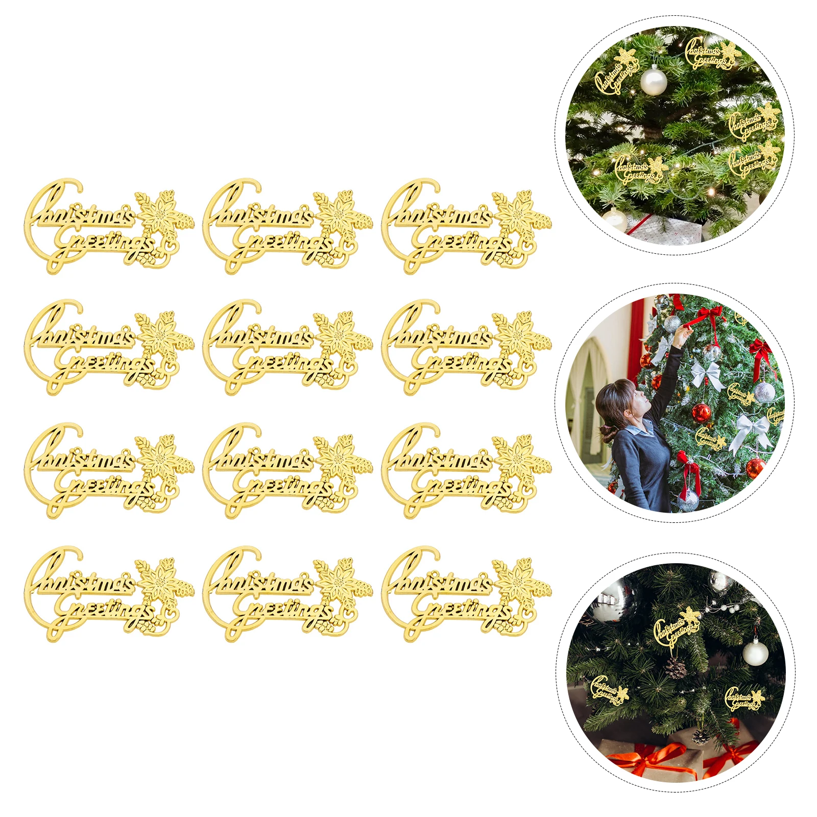 

30PCS Christmas Decorations Plastic Christmas Tree Decorations naments Festive Pendant Tags Winter Party Xmas Accessories