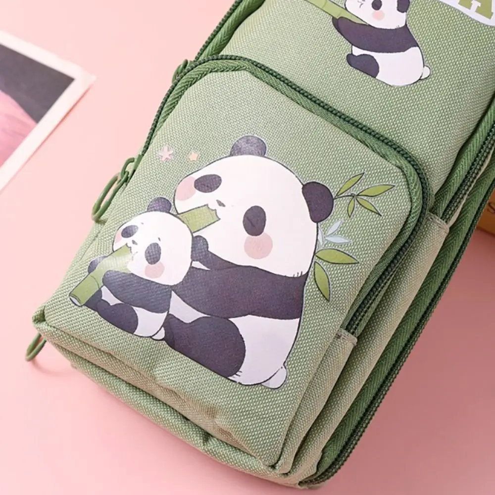 Portable Capybara/Panda/Astronaut Pen Bag Schoolbag Shaped Back To School Gift Pencil Case Large Capacity Pen Box Student