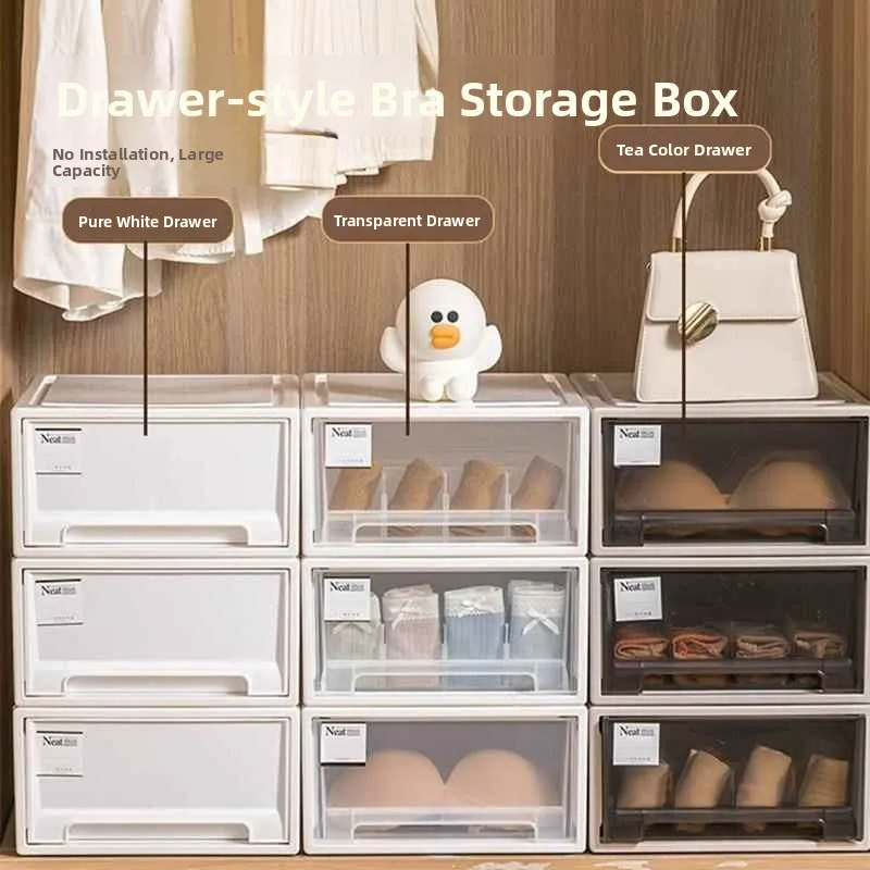 

Пластиковый органайзер для нижнего белья и носков, контейнер для хранения одежды для студенческого общежития, японский органайзер с разделителями