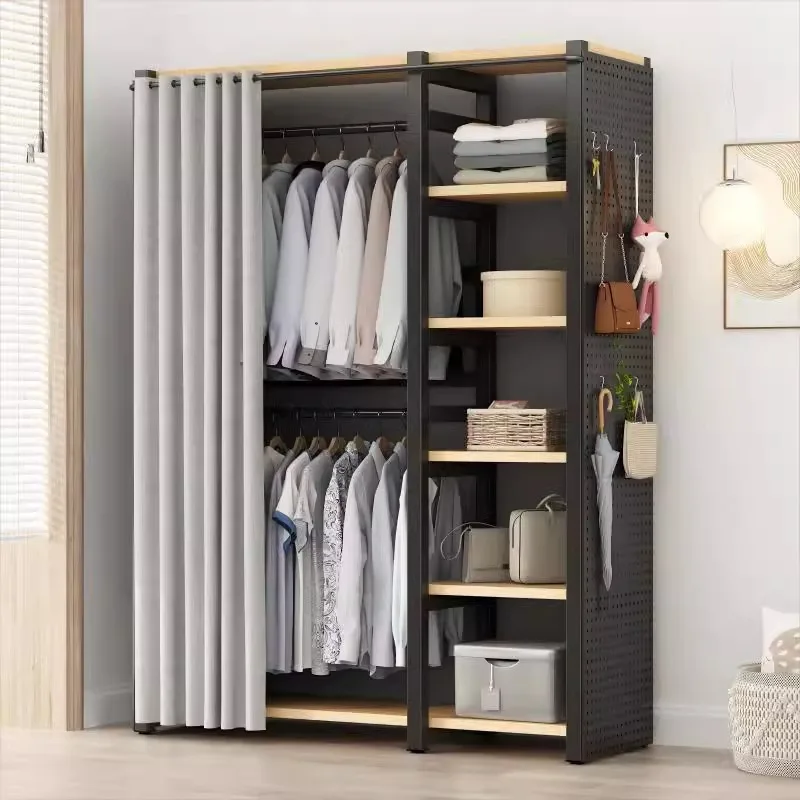 Armadio in metallo, camera da letto, casa, noleggio, semplice, assemblato