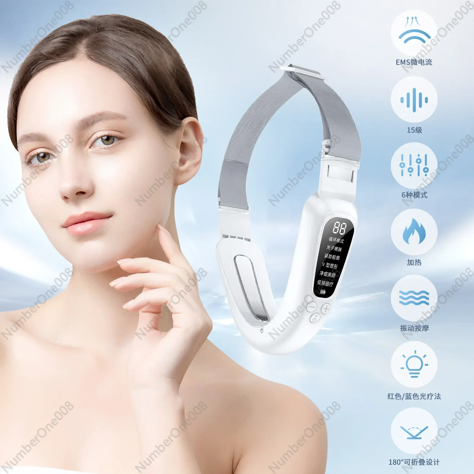 Face Massager EMS Face V-Line Massager Domestic Beauty Apparatus Mask Lifting Micro Current Electric V-Line Massager