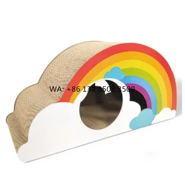 Hot Sale Glay Washing Machine House Shaped Cat Scratcher Corrugated House Shaped Cat Scratcher House