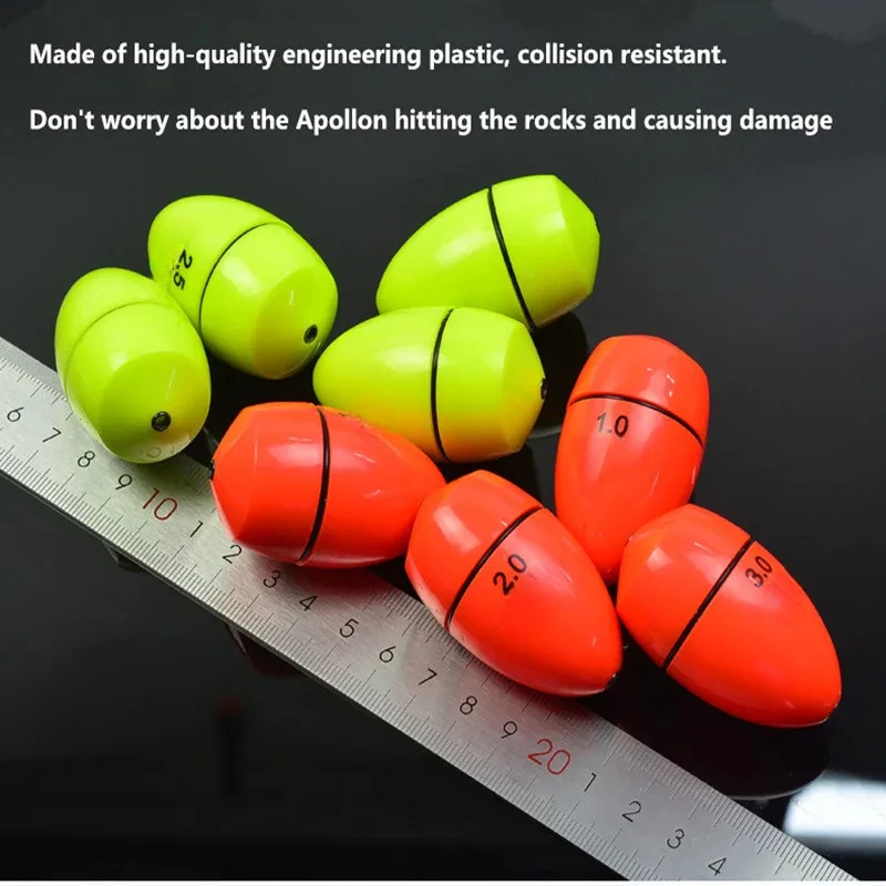 Tragbarer elektronischer Wave Rock Fishing Float mit Nachtlicht, verbesserte Sichtbarkeit, Angelausrüstung, Zubehör