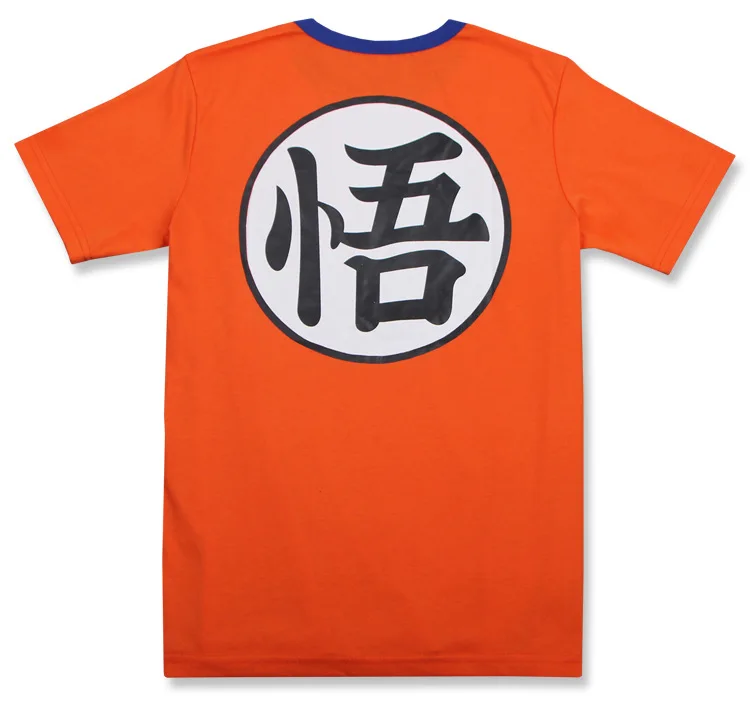 

Anime T Shirt Men Cotton Orange Goku Tshirt Dragonball Oversize Graphic Tees Casual Summer Tops Cosplay Clothes Short Sleeve