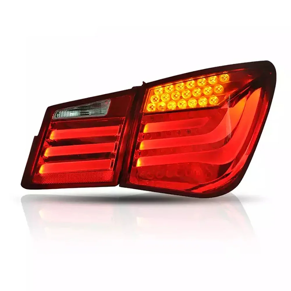 Pair Of Car Tail Light Assembly For Chevrolet Cruze 2010-2014 LED Brake Signal light Tuning Parts Car Rear Lamp Systemcustom