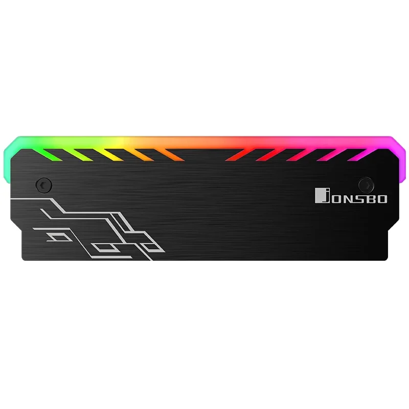 JONSBO PC Case RGB Memory RAM Cooler dissipatore di calore raffreddamento copertura del radiatore Shell alluminio RAM Vest RGB illumina la