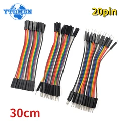 20Pin Dupont Line Male To Male Female To Female Male To FeMale Jumper Wire Cable 10cm 20cm 30cm for Arduino DIY KIT