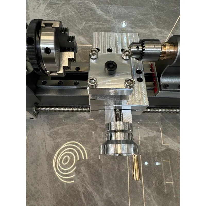 Mini Lathe Machine Micro Bench Turning Tool For Watch Repair Bead Making Household Small DIY Wood Metal Processing Equipment