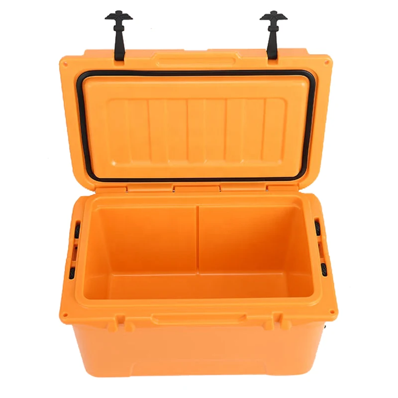 45QT Rotomolded Thermal Eco-Friendly Modern Portable Insulated Plastic Cooler Box Chair & Basket 5-Day Dry Ice for Cans view 5