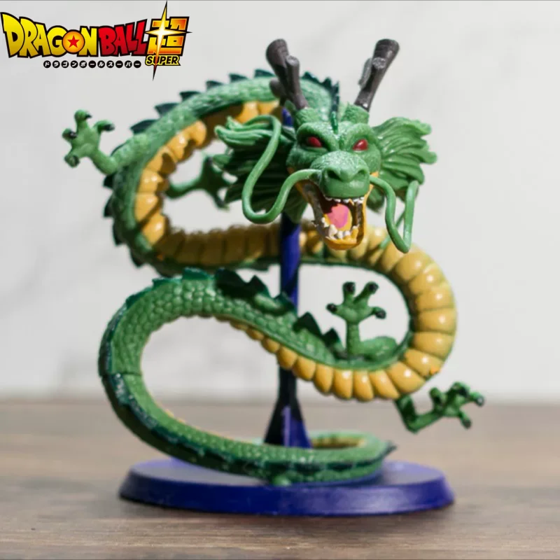 Dragon Ball Z Cyan Dragon Handmade Model Figure Shenron Decoration Anime Dragon Doll Model Toy Decoration Ornament Birthday Gift