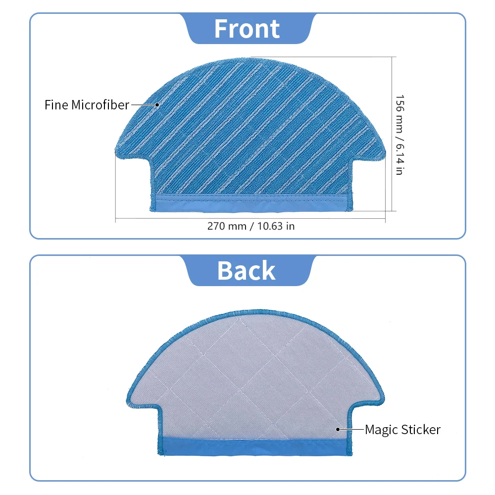 Escova lateral filtro rolo mop compatível com ecovacs deebot de55 dj35 dg36 dn55 dk35 dk33 dk45 dd35 dd37 peças de aspirador de pó