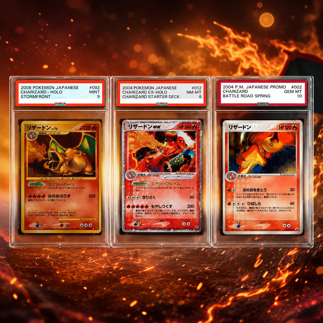 Karta kolekcjonerska DIY PTCG, karta z oceną, CHARIZARD, karta flash, karta do gry w karty kolekcjonerskie…
