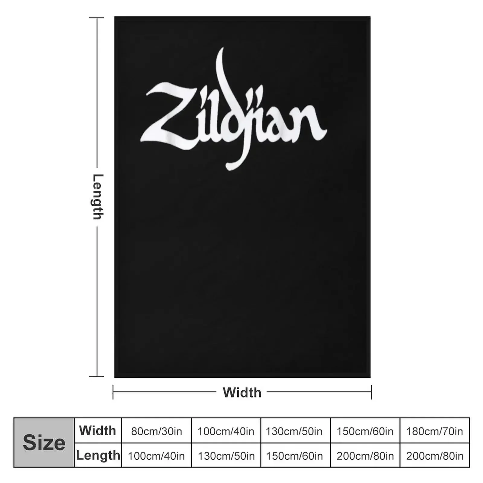 Zildjian Cymbals College Drums Drummer Throw Blanket Designers Soft Big Blankets