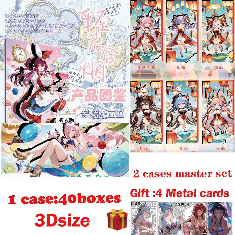 

Latest Original QingruoHanYan Goddess Story Waifu Rem Kafka Sexy Girl Pure Charm Curve Uniform Swimsuit Bikini Cards kids Gifts