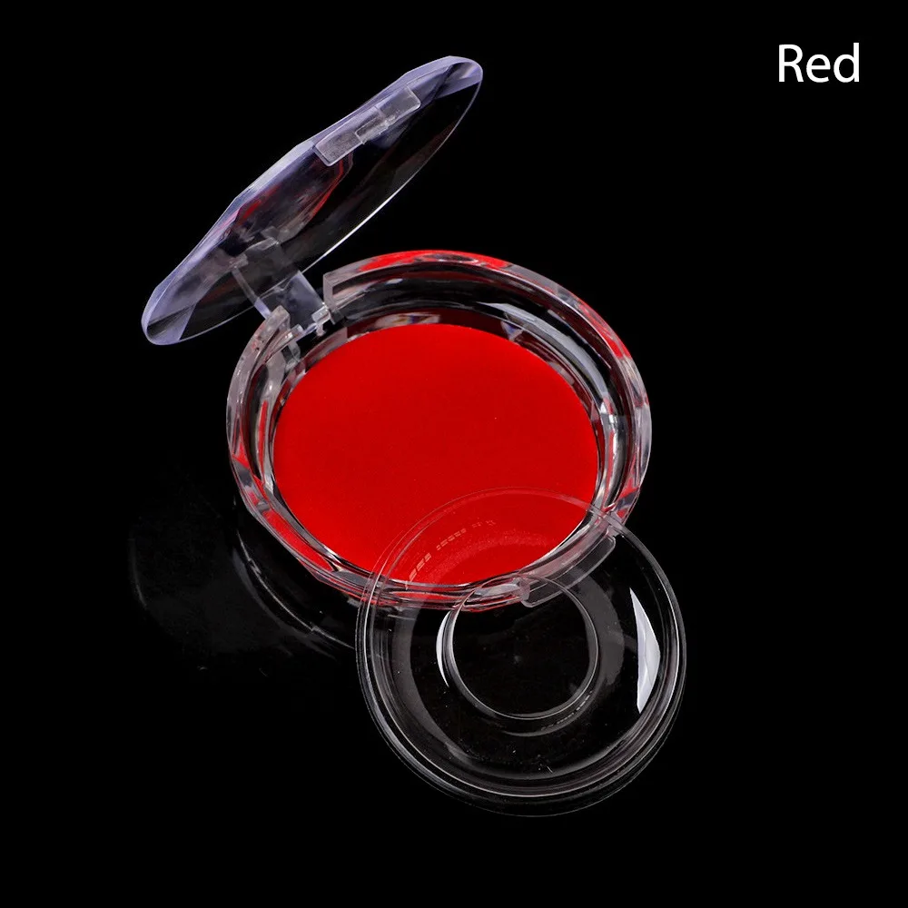 New Round False Eyelashes Case Lashes Holder Makeup Empty Eyelash Packaging Box Plastic Magnetic Eye lashes Box Beauty