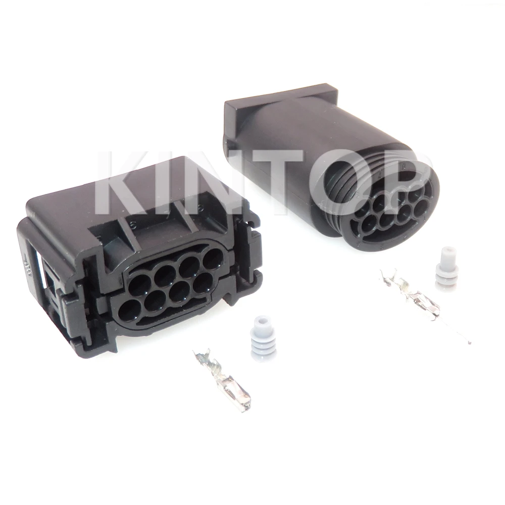 1 Set 8 Pins 4F0972708 1-1534229-1 2-1534229-2 2-1534229-1 Car Small Current Wire Cable Waterproof Socket AC Assembly 1-929342-1