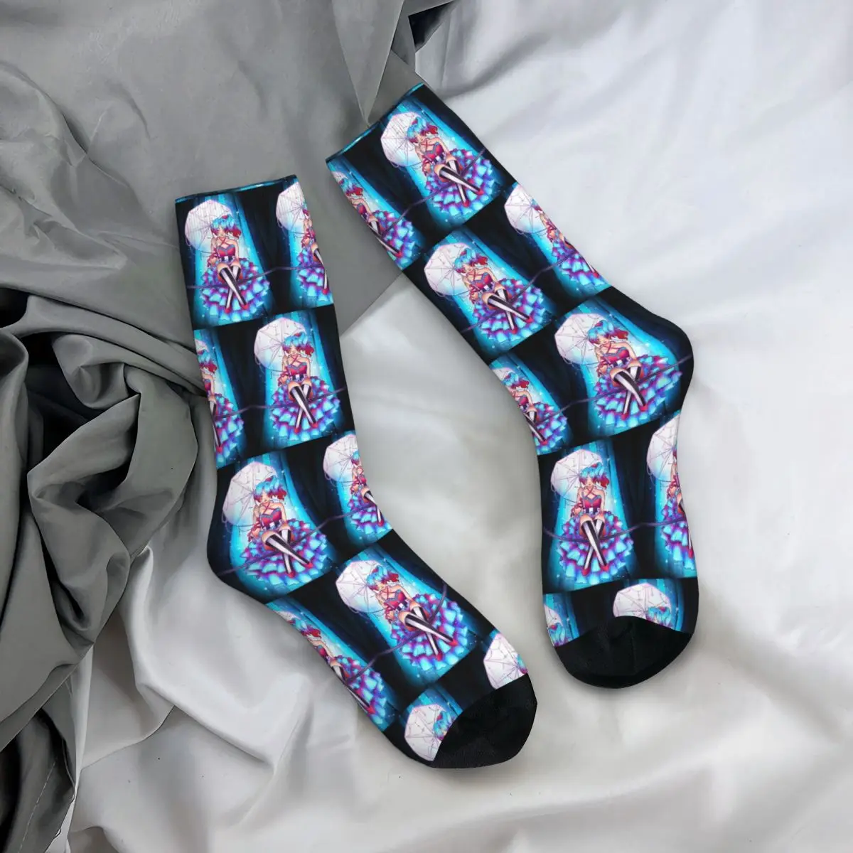 All Seasons Crew Stockings Circus Beauty Socks Harajuku Long Socks for Men Women Gifts
