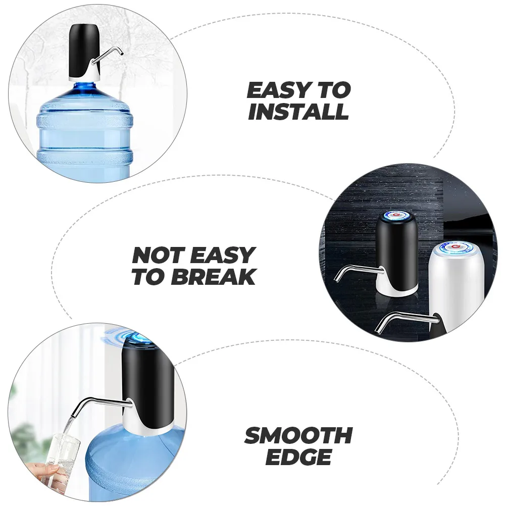 

USB Water Pump Electric Absorbing Machine Portable Rechargeable Camping Indoor Desktop Pet Use Smart Sensitive Long Outlet Easy