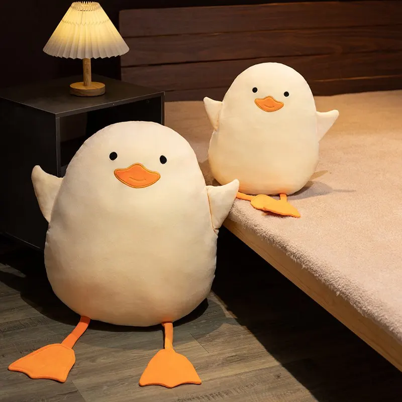 

55cm Fat New Funny Duck Plush Doll Stuffed Kids Toys for Children Soft Goose Pillow Sofa Cushion Wedding Birthday Gifts