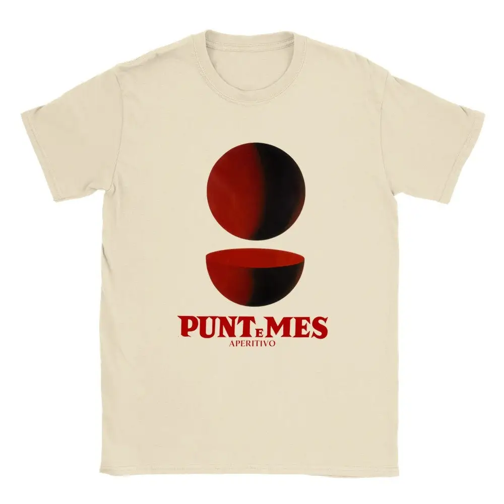 Punt e Mes Vintage Vermouth T Shirt Italian Retro Liquor Campari Funny gift fo men lovers