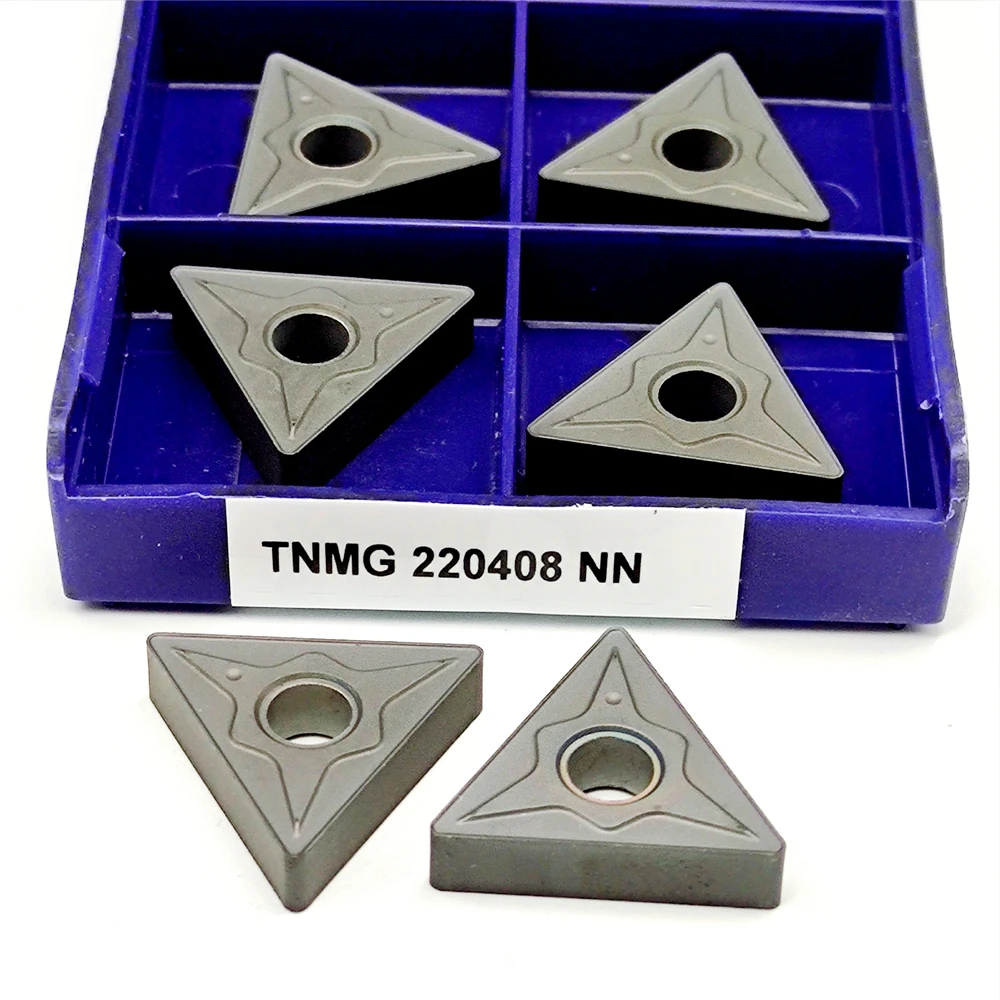 TNMG220404 220408 كربيد إدراج أداة مخرطة CNC LT10 NN 10 قطعة إدراجات تحول قابلة للفهرسة لسبائك الصلب الصلب الحديد الزهر