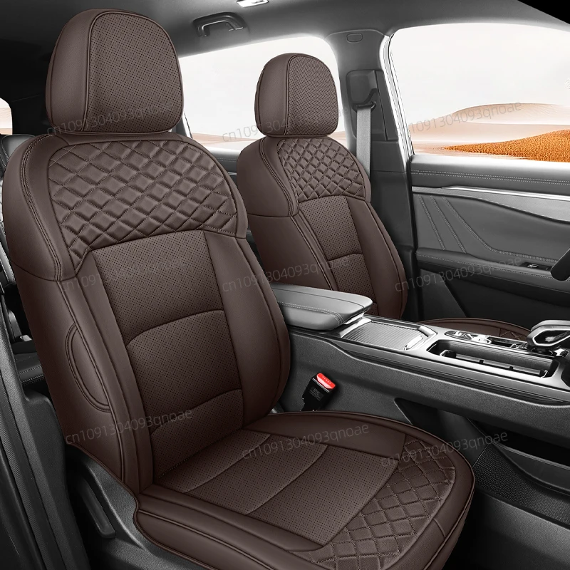 غطاء مقعد السيارة مخصص لجيلي Okavango 2022-2025 جيلي هاويو الجلود الاصطناعية مغطاة بالكامل على جميع 3 صفوف 7 مقاعد #2