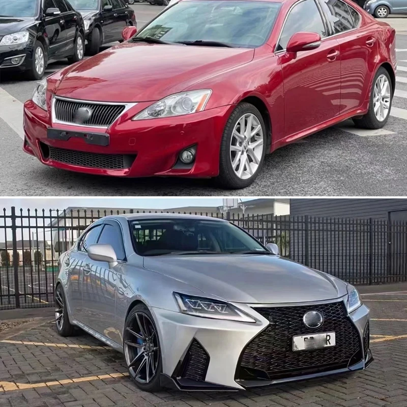 

Suitable for the modification of 21 Lexus front and rear bumper diffusers with fixed wing design for the 06-12 Lexus IS250 300
