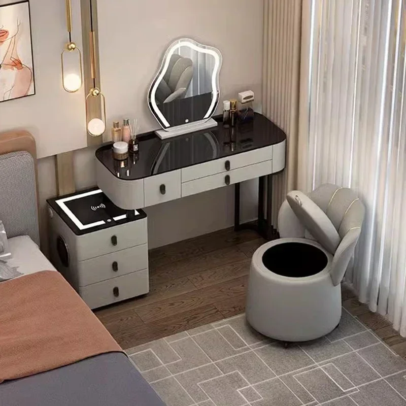 

Угловой туалетный столик, туалетный столик, распродажа, стул, современный письменный стол, мобильный комод, светильники, ящики для макияжа, мебель Coiffeuse De Chambre