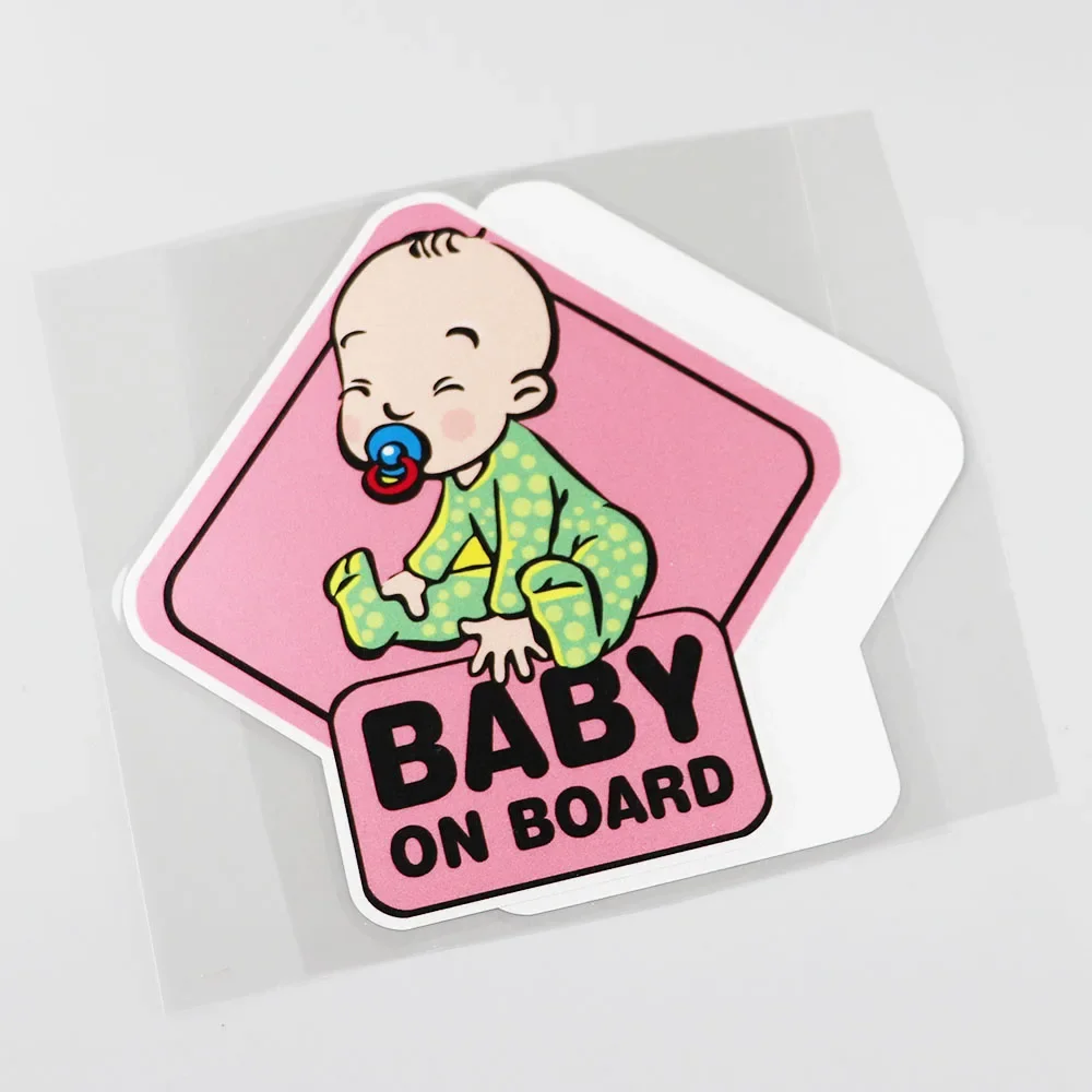1 Piece 13.7CMX13.7CM Baby ON Board Car Sticker Adorable adorable Baby nipple Pvc Decal,KK