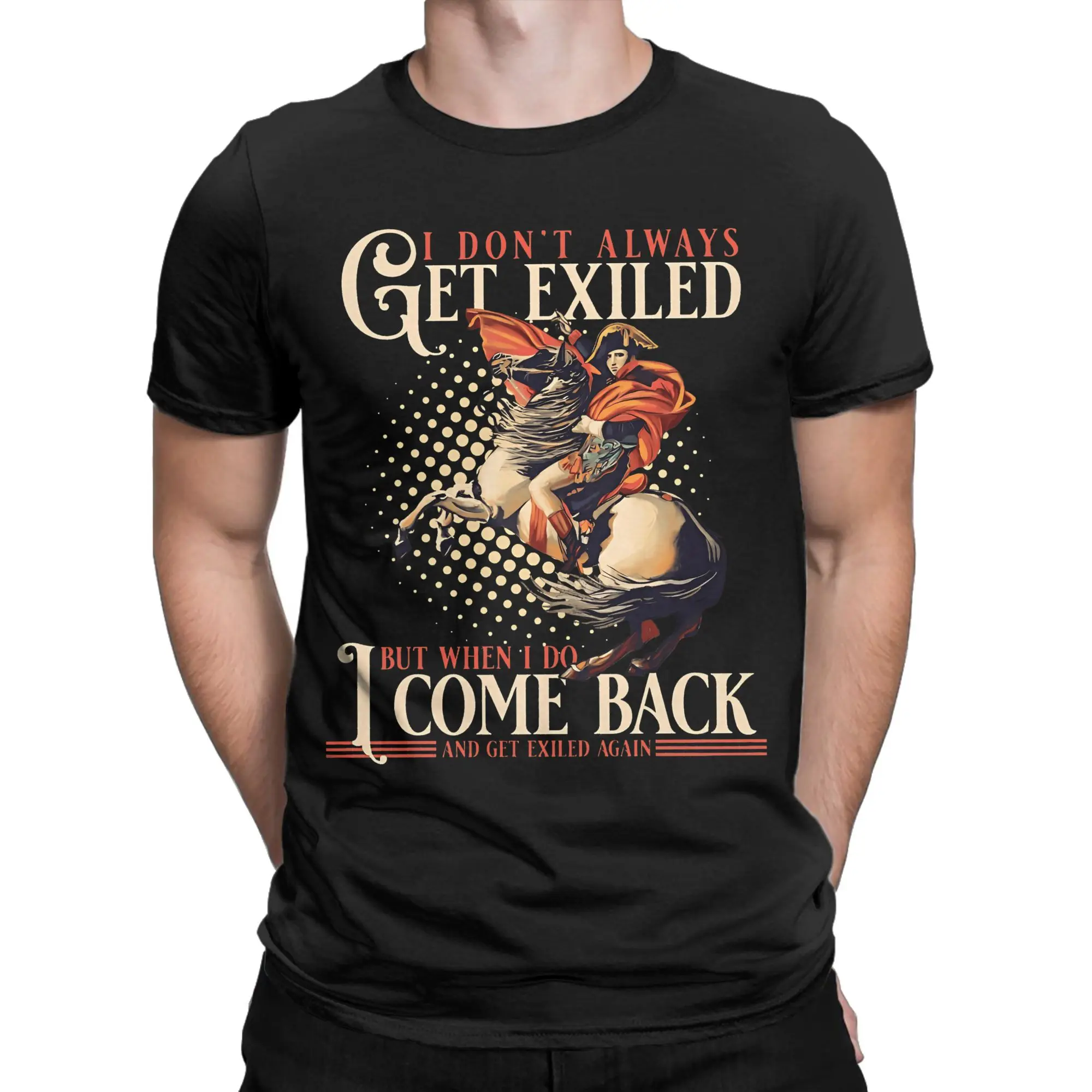 Men Napoleon Bonaparte T Shirts  Pure Cotton Clothing Funny Short Sleeve Round Collar Tees Summer T-Shirt