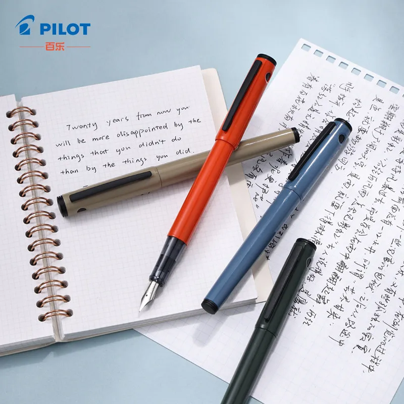 Pilot LIGHTIVE City Camp Fountain Pen,F/M Nib Minimalist Lightweight Steel for Students&Professionals Calligraphy,Daily Writing