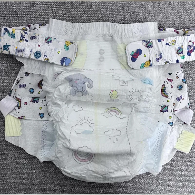 ABDL Adult Cotton Cartoon Diaper Front Back High-waisted Extension Velcro Universal Strap Soft Cozy Reusable Diaper Accessories