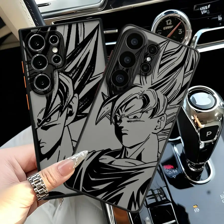 Funda Back Phone Cover Case for Samsung Galaxy S26 Note 20 Ultra 10+ S22 S21 S25 Ultra S24 Plus S20 FE S23 FE Dragon Ball Anime