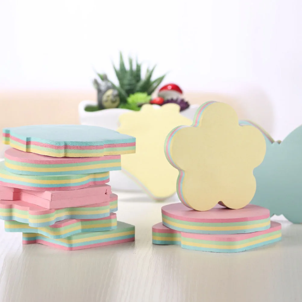 

Multi-Function Note Pads Adorable Memo Stickers Portable Compact School Office Home Use Self-Adhesive Tearable Paper