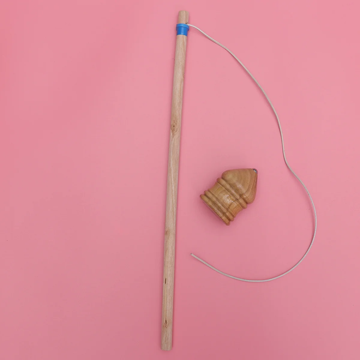 

Wooden Top Elm Wood 6Cm Brown Kids For Fine Motor Skills Hand-Eye Coordination Vintage Diy Game