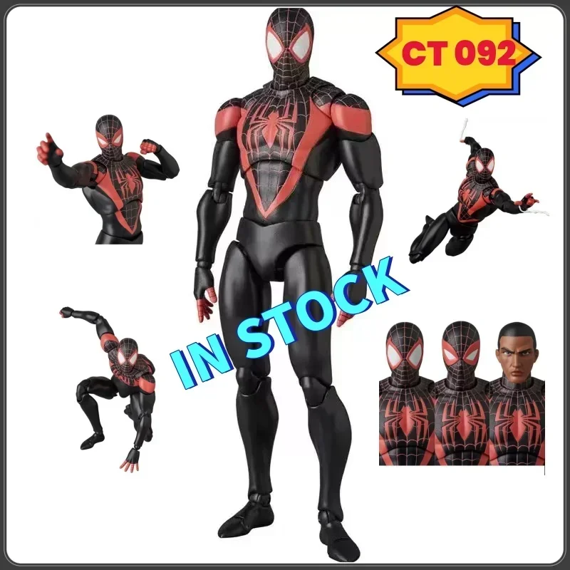 

Hot Item Collectible CT Toys Mafex 092 Spider-Man Miles Morales - SHF-Style KO Anime Figurine Ultimate Comics Model Toy