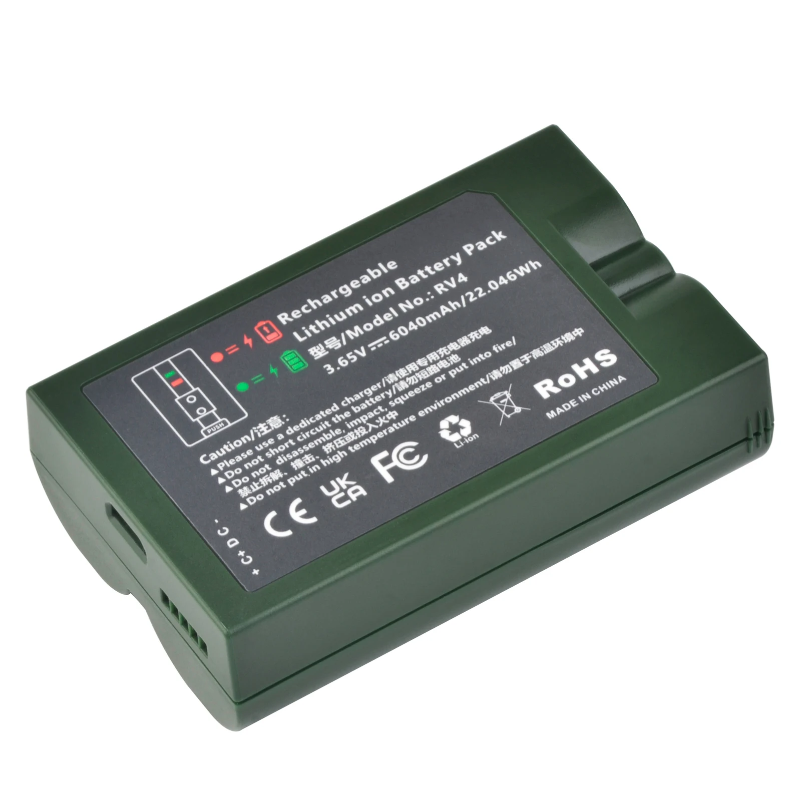 TAVT 6040mAh Li-ion Battery For Ring-Video V4 Compatible with Ring Video Doorbell 4/3/2 Stick Up Cam Battery (2nd and 3rd Gen)