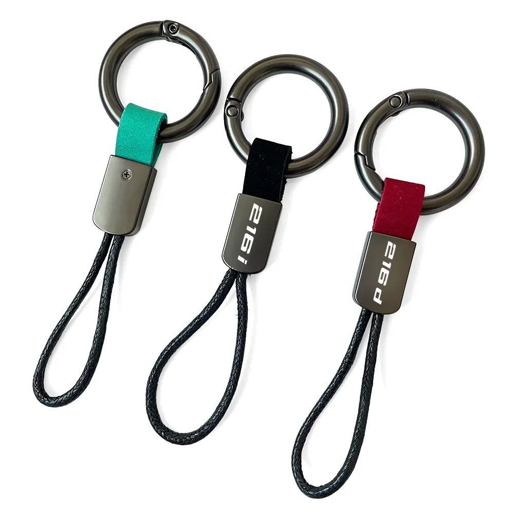 1pc Suede Leather Car Key Chain For BMW 214d 216i 216d 218i 218d 220i 220d 225i 225d 228i 230i M235i M240i Braided Rope Keychain