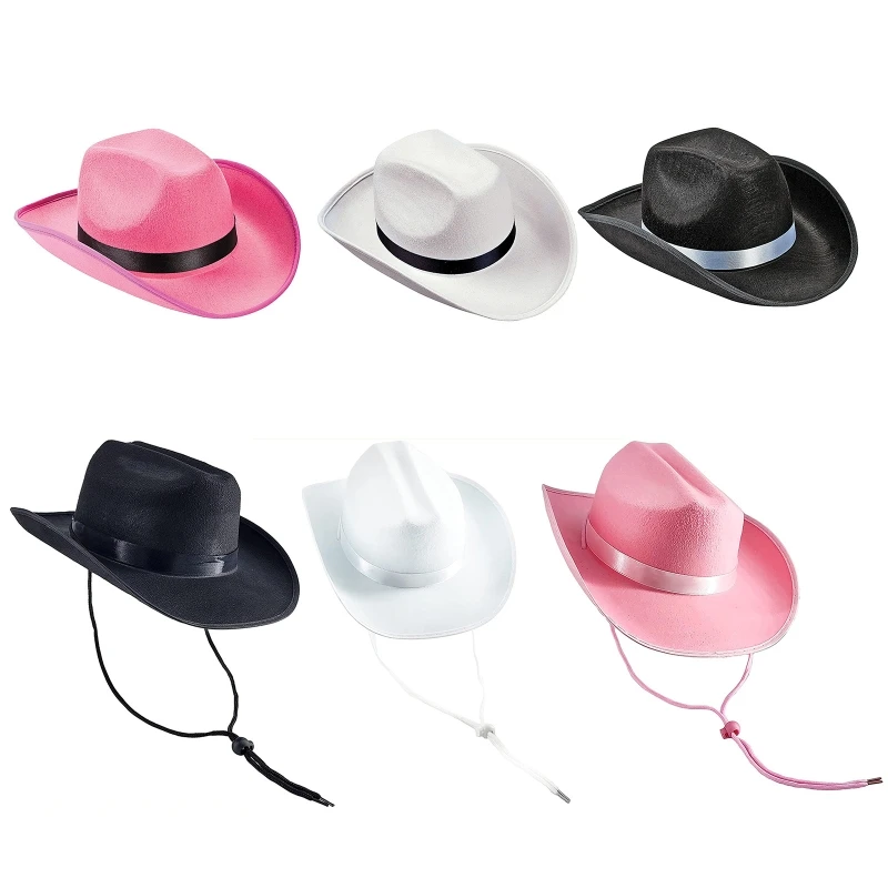 Men Cowboy Hats for Outdoor Hat for Women Western Cowboy Hat Model Show Hat