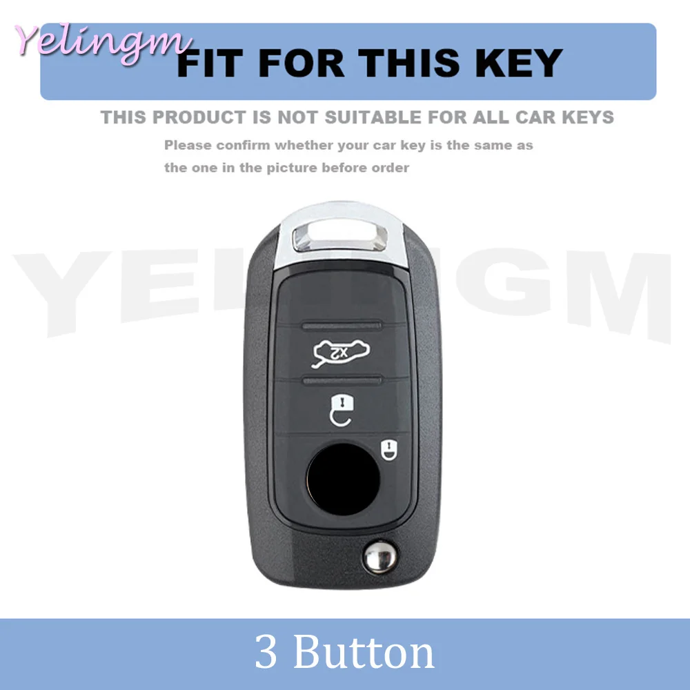 Car Remote Key Case Cover Shell For FIAT Tipo Toro Nuovo Freedom 500X Doblo Argo Grazie Folding Key Protector Fob Accessories