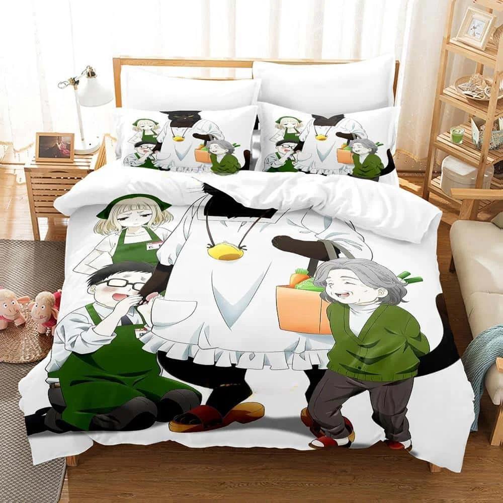 

3d Print The Masterful Cat Is Depressed Again Today Bedding Set Cartoon Anime three-piece Set Adult Kid Bedroom Duvet Cover Sets