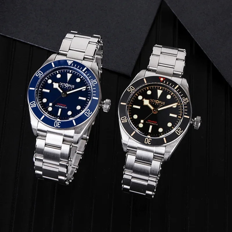 Octopus BB58 39mm Diver Watch Stainless Steel PT5000 SW200 Automatic Movement Mechanical Watches Sapphire Luminous Waterproof