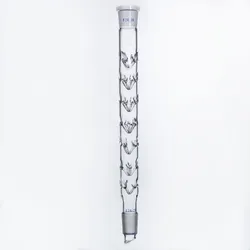 24/29 columna de destilación Vigreux de vidrio de borosilicato dephlegmator suministros de laboratorio envío gratis