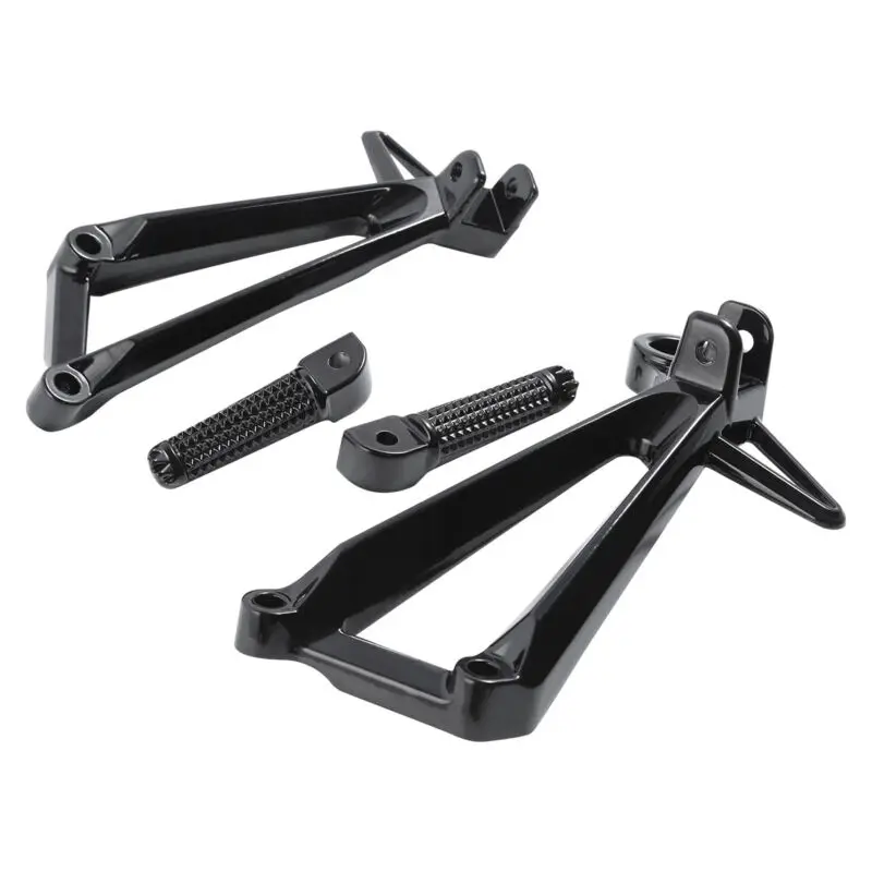 Rear Passenger FootPegs Footrest For YAMAHA YZF R3 YZF-R3 2015-2023 MT03 2020-2023 2021 2022 Motorcycle Black