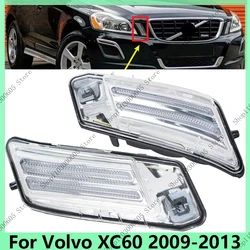 Car Front Side Bumper Corner Light Daytime Running Light Turn Signal Lamp Fog Light For Volvo XC60 2009 2010 2011 2012 2013
