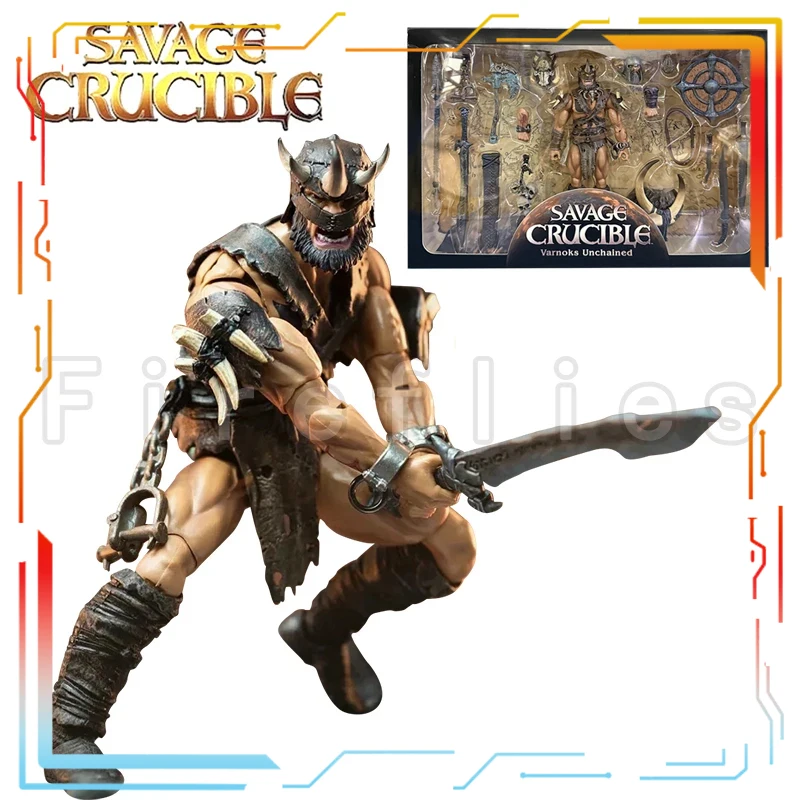 1/12 7inches Harbinger Studios Savage Crucible Action Figure Varnoks Unchained Anime Model