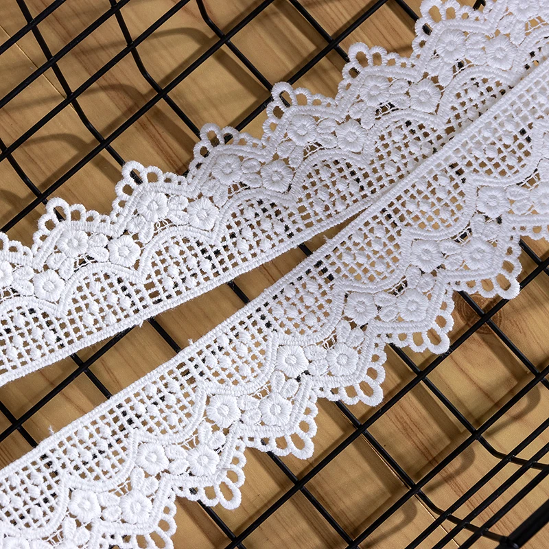 Water-soluble Embroidery Lace, DIY Clothing, Home Textile, Sewing Accessories, 5Yards/Lot, Width 5-6.5cm, RS4763, New